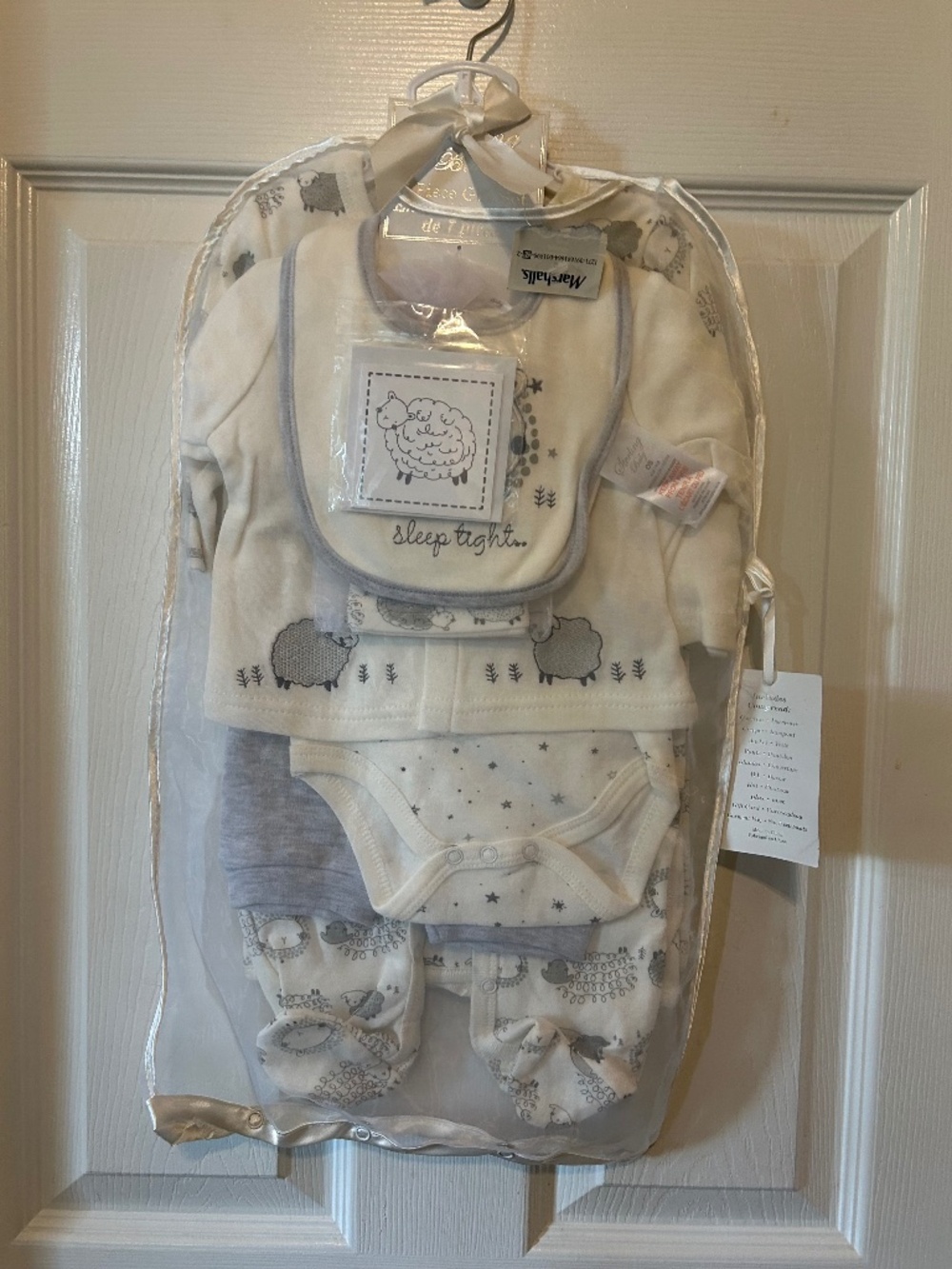 7 pcs Stearling Baby gift set 0-3 months
